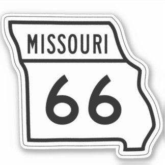 Sticker pour l'indicateur de voyage MISSOURI Route