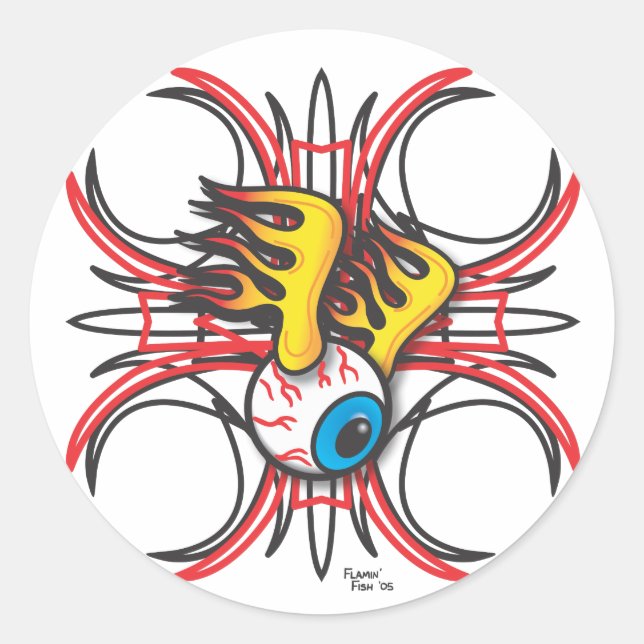 Sticker pour l'oeil de flamin (Devant)