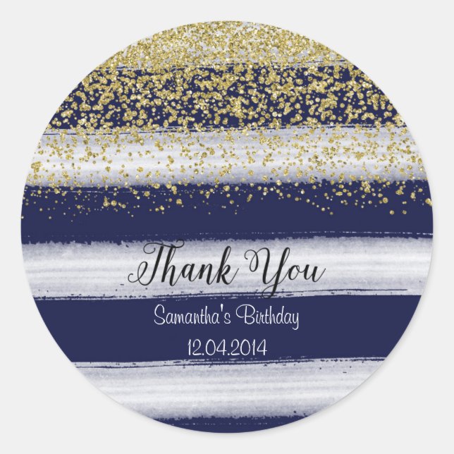 Sticker pour l'or et la marine (Devant)