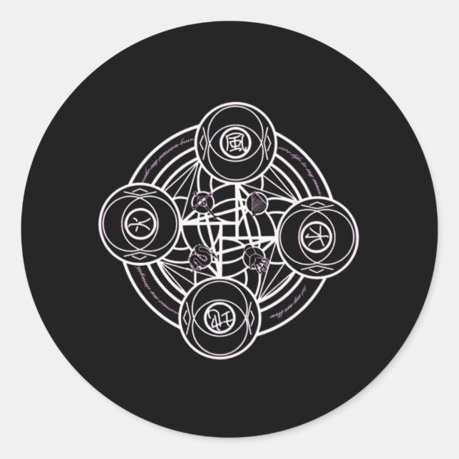 Sticker pour lunette magique (sceau)18 (Devant)