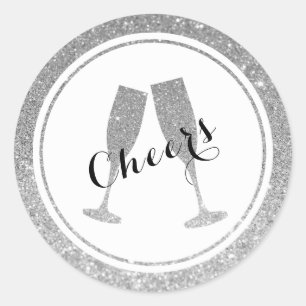 Sticker pour Lunettes de Champagne Parties scintil