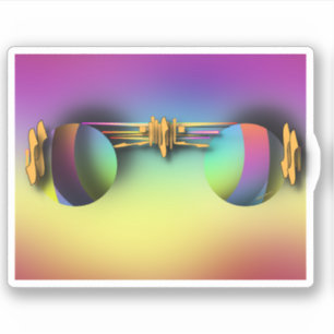 Sticker pour lunettes de soleil réfléchies
