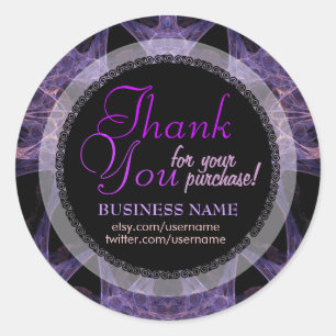 Sticker pour Merci Web Business fractal
