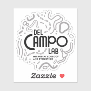 Sticker pour microbes del Campo Lab