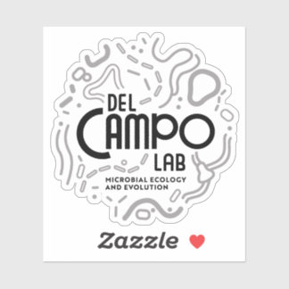 Sticker pour microbes del Campo Lab