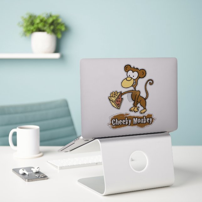 Sticker pour ordinateur portable Conception de sin (Ordinateur portable sur le bureau)