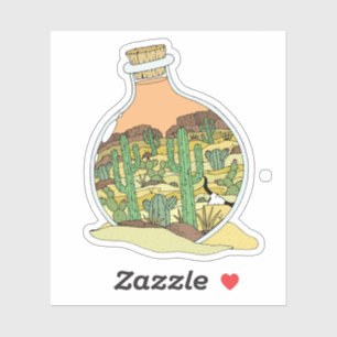 Sticker pour ordinateur portable Desert Landscape
