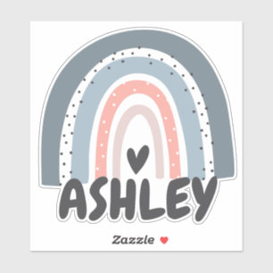 Sticker pour ordinateur portable Rainbow Name pers