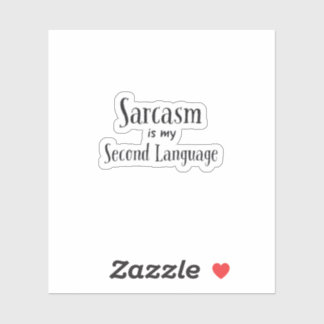 Sticker pour ordinateur portable Sarcasm