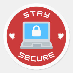 Sticker pour ordinateur portable sécurisé