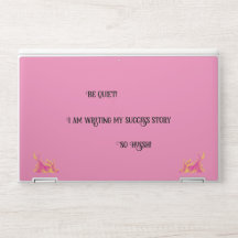 Amusant pour elle, j'écris ma success story, rose