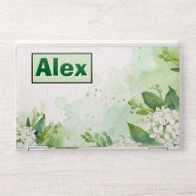 Aquarelle moderne fleurs colorées et personnaliser