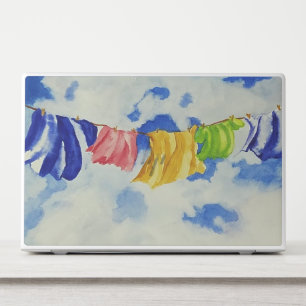 Sticker Pour Ordinateurs HP Bronzée ligne de linge Whimsy