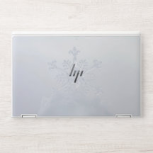 Petit flocon de neige dans la forêt hivernale