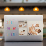 Sticker Pour Ordinateurs HP Photo Collage moderne et coloré Meilleur cadeau de<br><div class="desc">Un collage photo moderne et le cadeau coloré "Best Mom Ever" est un cadeau réfléchi et personnalisé pour toute mère. La photo de collage est une collection de différentes images qui ont été arrangées avec art pour former une composition cohésive et visuellement attrayante. Ces photos peuvent présenter des souvenirs chéris,...</div>