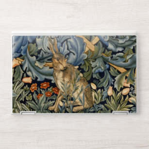 Sticker Pour Ordinateurs HP William Morris Forest Rabbit Floral Art Nouveau