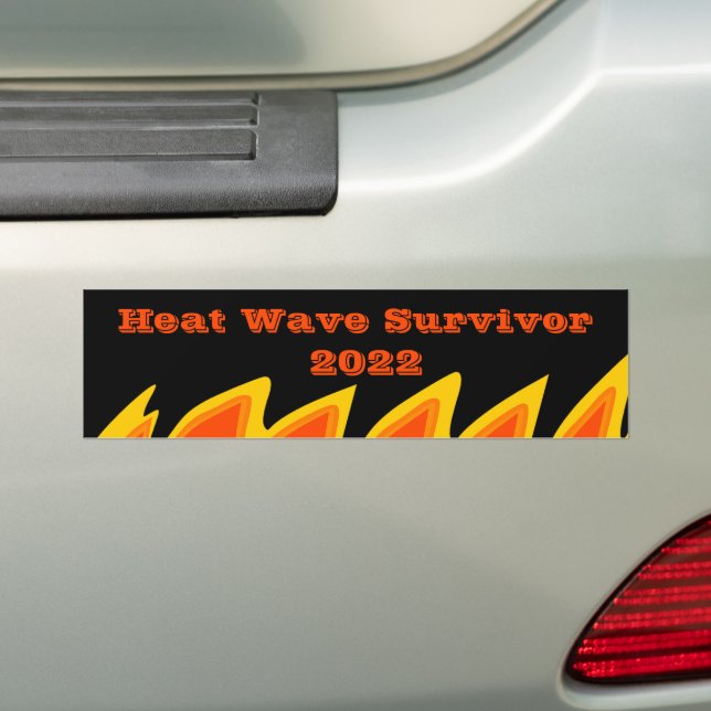 Sticker pour pare-chocs 2022 Heat Wave Survivor (En voiture)