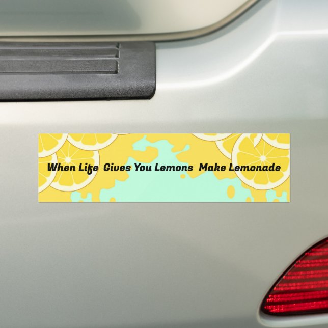 Sticker pour pare-chocs à la limonade (En voiture)