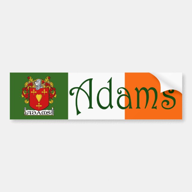 Sticker pour pare-chocs Adams Coat of Arms (Devant)