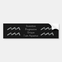 Sticker pour pare-chocs Aquarius