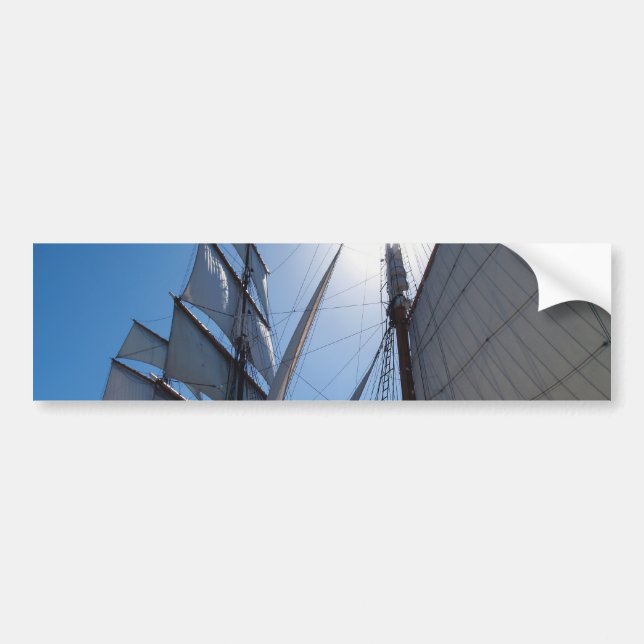 Sticker pour pare-chocs Arrière - plan de navires (Devant)