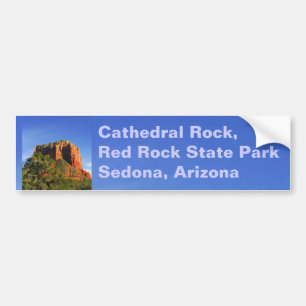 Sticker pour pare-chocs Cathedral Rock, Sedona Ari
