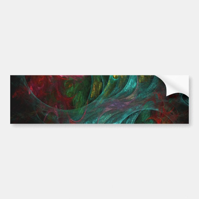 Sticker pour pare-chocs d'art Abstrait Genesis Nov (Devant)