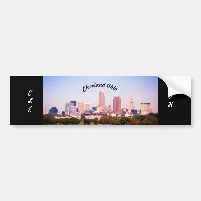 Sticker pour pare-chocs de Cleveland City (Devant)