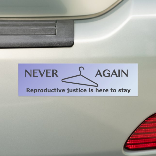 Sticker pour pare-chocs de justice génésique (lila (En voiture)