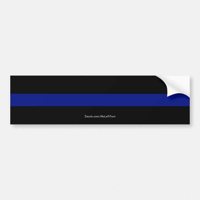Sticker pour pare-chocs de la police de soutien (Devant)