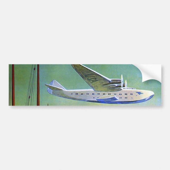 Sticker pour pare-chocs de voyage transpacifique v (Devant)