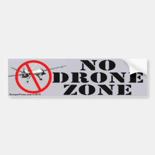 Sticker pour pare-chocs de zone de drone