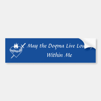Sticker pour pare-chocs Dogma