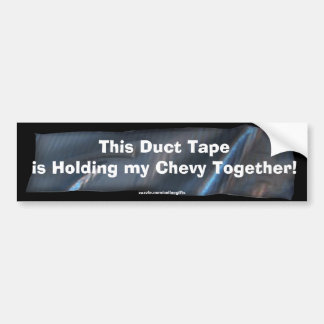 Sticker pour pare-chocs Duct amusant pour votre vo