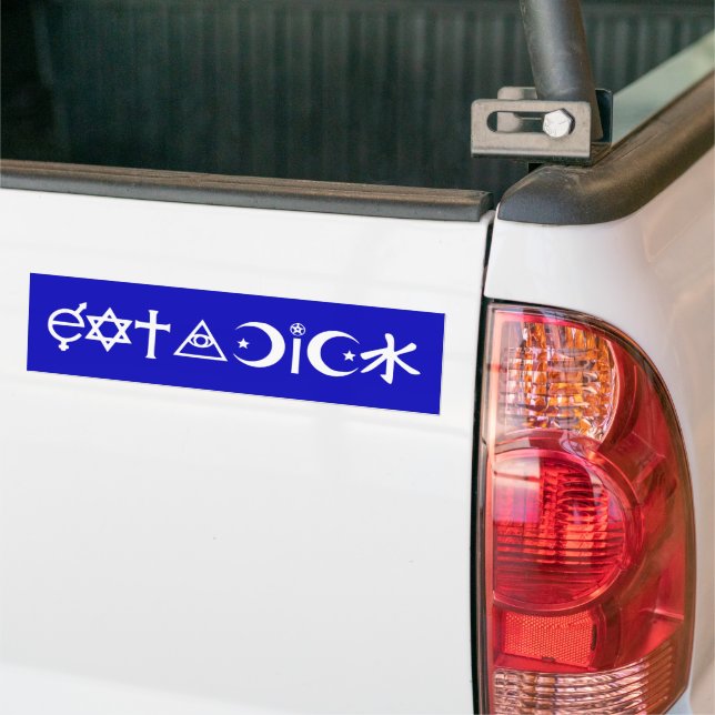 Sticker pour pare-chocs EatADick (Sur camion)