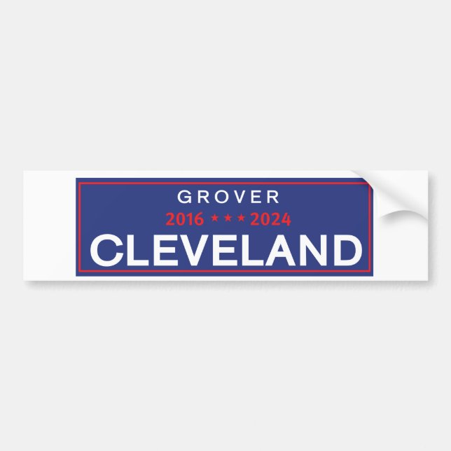 Sticker pour pare-chocs Grover Cleveland 2024 (Devant)