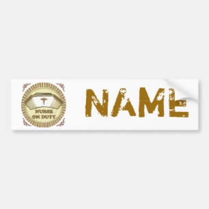 Sticker pour pare-chocs infirmière sur mesure en s