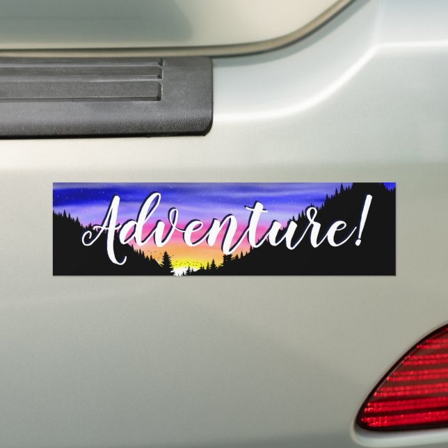 Sticker pour pare-chocs nocturne diamant (En voiture)