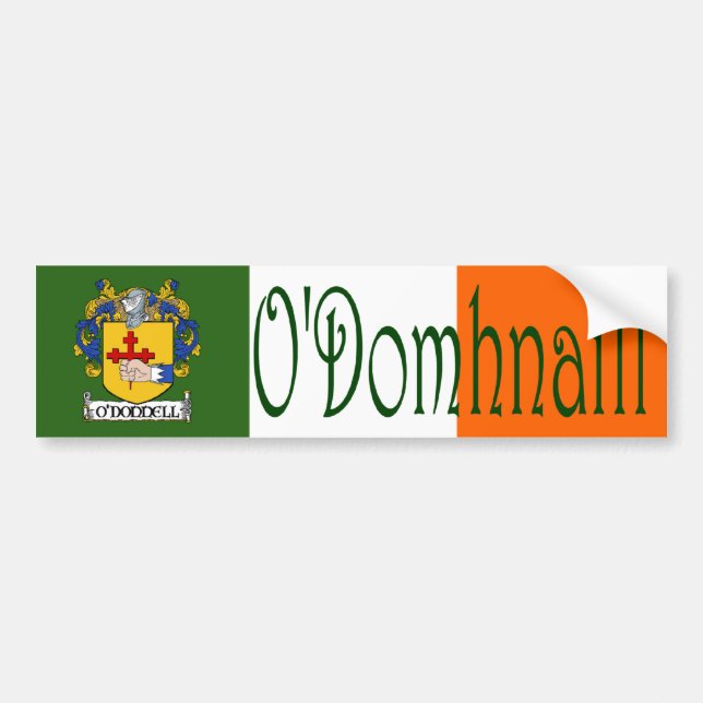 Sticker pour pare-chocs O'Donnell Clan irlandais/a (Devant)