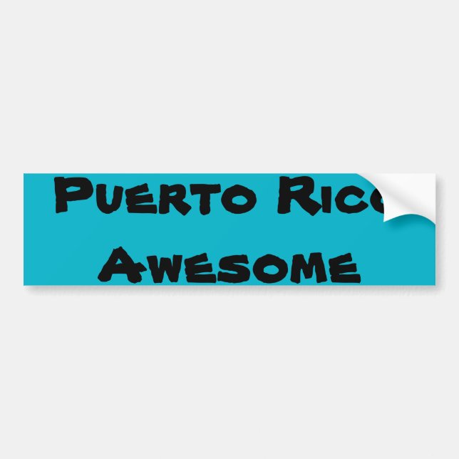 Sticker pour pare-chocs Porto Rico (Devant)