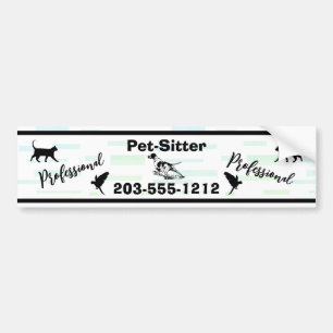 Sticker pour pare-chocs pour animaux de compagnie