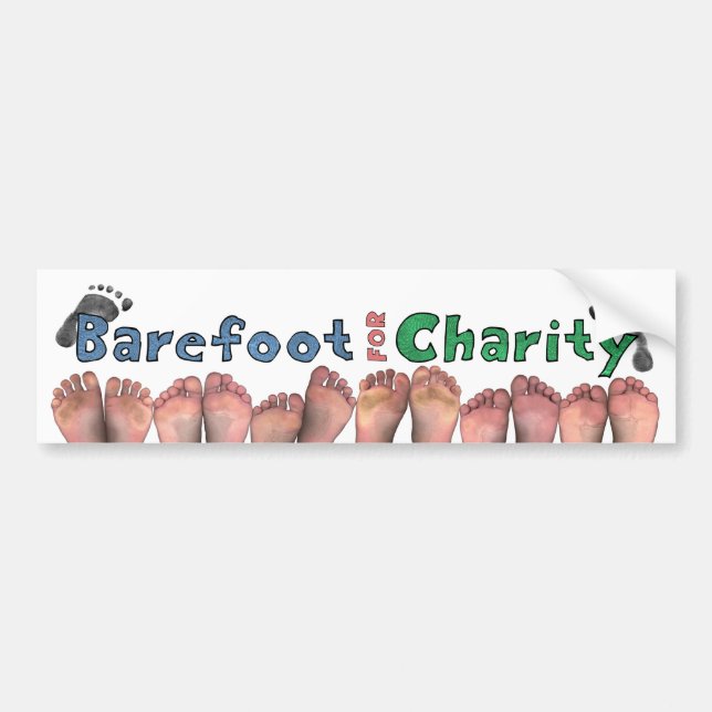 Sticker pour pare-chocs pour la charité (Devant)