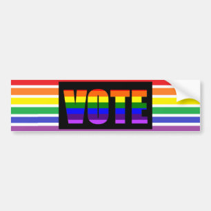 Sticker pour pare-chocs pour les élections LGBT en