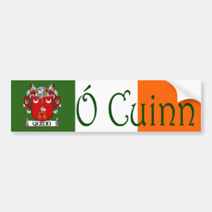 Sticker pour pare-chocs Quinn Clan irlandais/angla