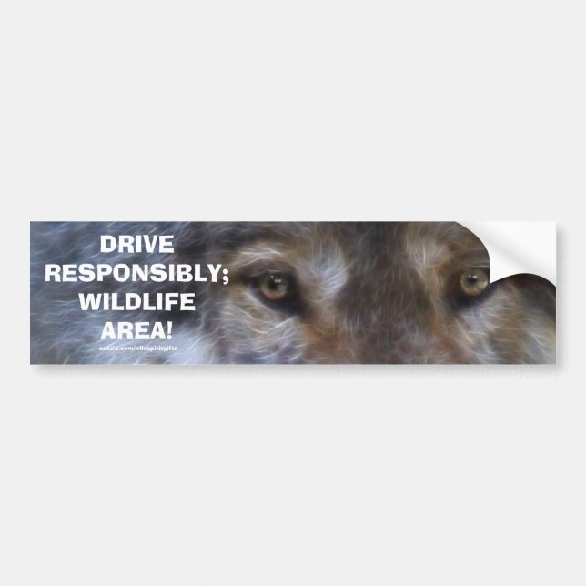 Sticker pour pare-chocs WILDLIFE GRAS DRIVE (Devant)