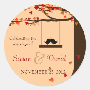 Sticker pour phoque en chêne d'arbre Inséparables