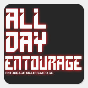 Sticker pour planche à roulettes Entourage - CARRÉ