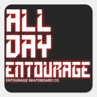 Sticker pour planche à roulettes Entourage - CARRÉ
