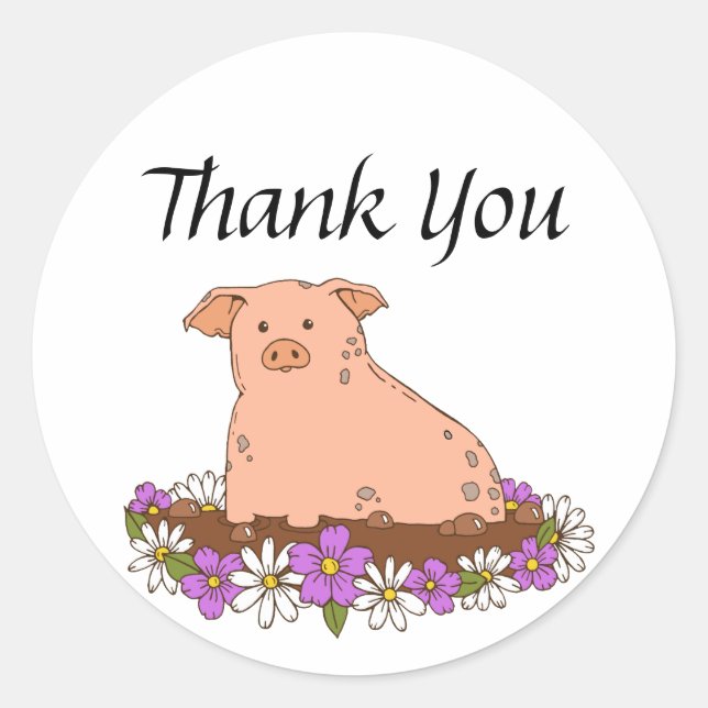 Sticker pour porc ou Étiquette (Devant)