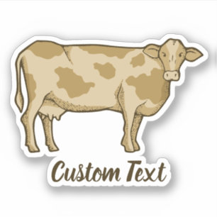 Sticker pour profil de vache